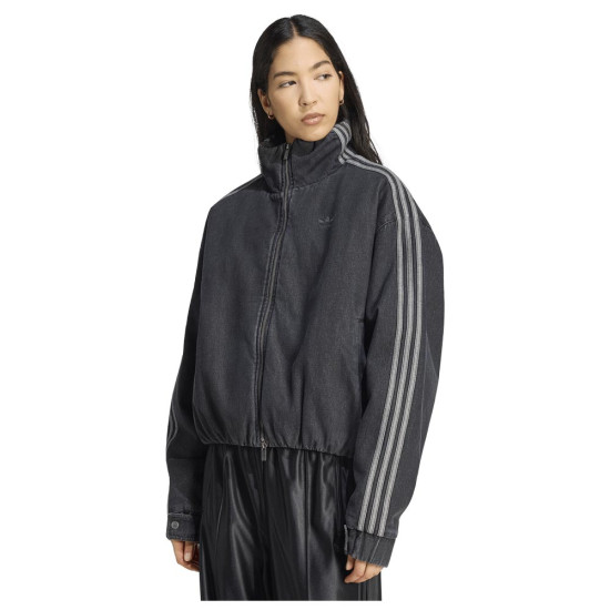 Adidas Γυναικείο μπουφάν Firebird Denim Relaxed Jacket